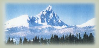 mt thielsen in the cascade mountains of oregon.