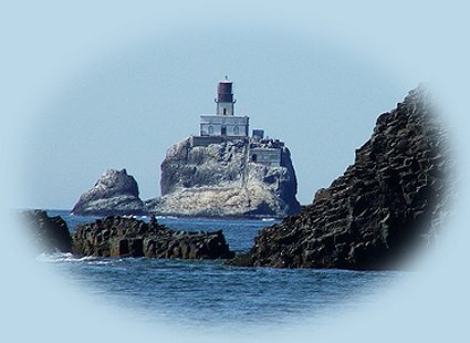terrible tilly lighthouse on tillamook rock in the pacific ocean off the coast of tillamook, oregon.