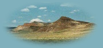 high desert escarpment in eastern oregon, the oregon outback.