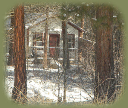 
Cabin 2 in the forest on the river at gathering light ... a retreat located in south central oregon near crater lake national park: cabins, tree houses, riverside and forest.