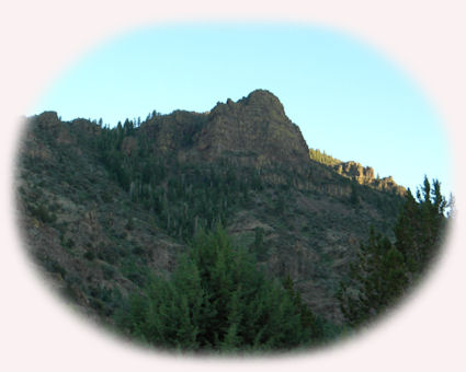 
fandango pass in the warner mountains, part of the applegate trail, leads into or out of surprise valley in california.