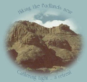 The badlands in southern oregon, not far from gathering light ... a retreat located near crater lake national park: cabins, treehouses in the forest on the river.