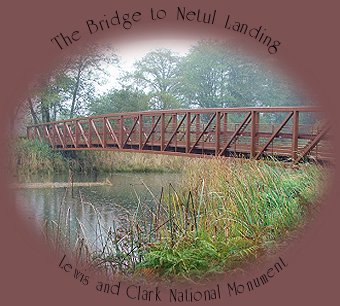 the trail to netul landing at the lewis and clark national monument at fort clatsop, oregon.