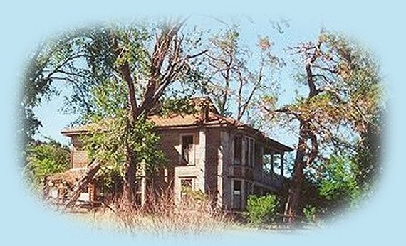 ruin of old grandeur, south of fort bidwell, north of cedarville, dwarfed by the warner mountains in surprise valley, california.
