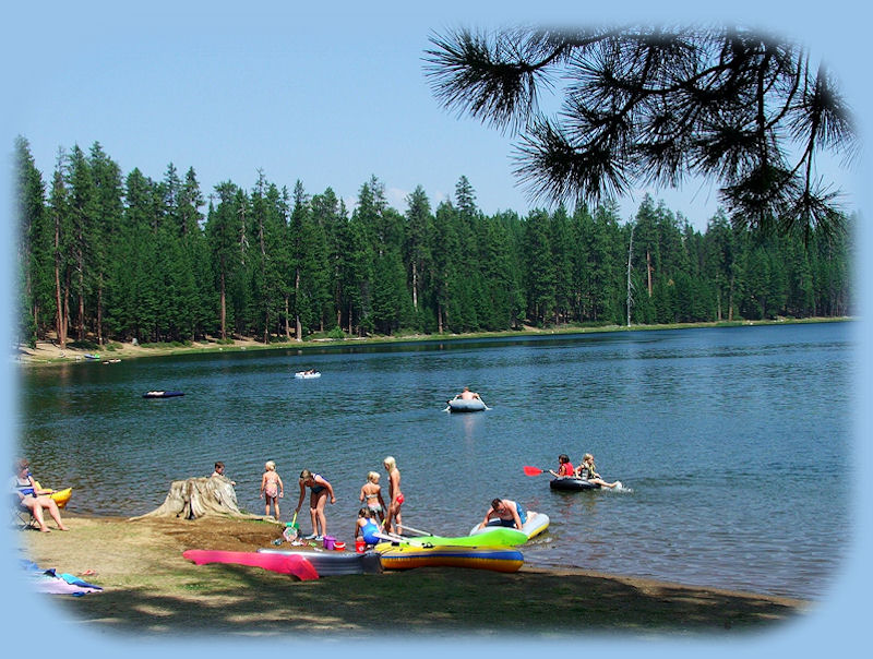 south twin lake, one of more than 100 alpine lakes accessed on the cascade lakes national scenic byway, try fishing, sailing, swimming, camping, hiking trails, boating, picnicking.