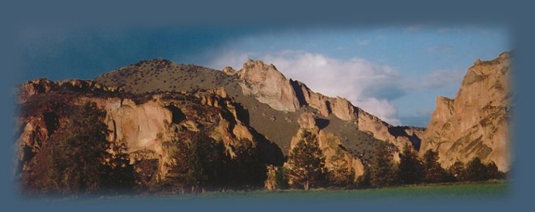 smith rock state park, haven for rock climbing and hiking, north of newberry national monument, in the high desert of central oregon.