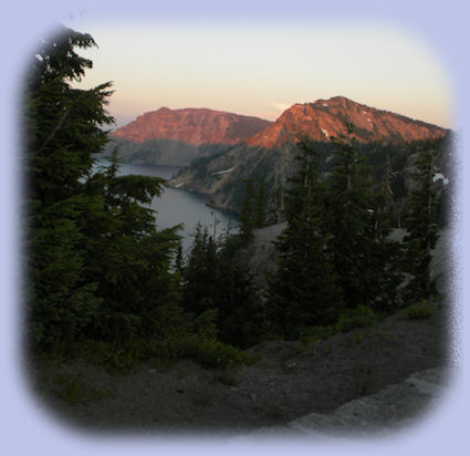 crater lake national park not far from gathering light ... a retreat: cabins, tree houses surrounded by winema national forest in southern oregon.