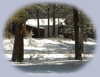 Cabin 5 at gathering light ... a retreat located in southern oregon near crater lake national park: cabins, tree houses in the forest on the river.